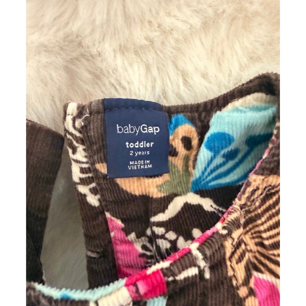 Set of 2 baby gap toddler girls corduroy dresses 2t - Picture 4 of 4